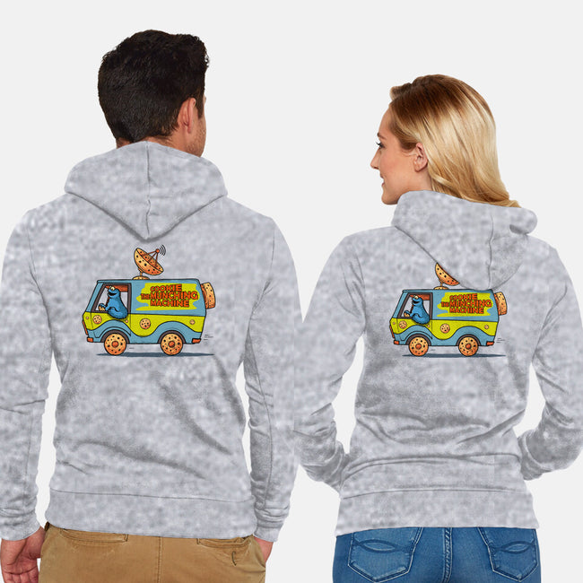 Cookie Munching Machine-Unisex-Zip-Up-Sweatshirt-erion_designs