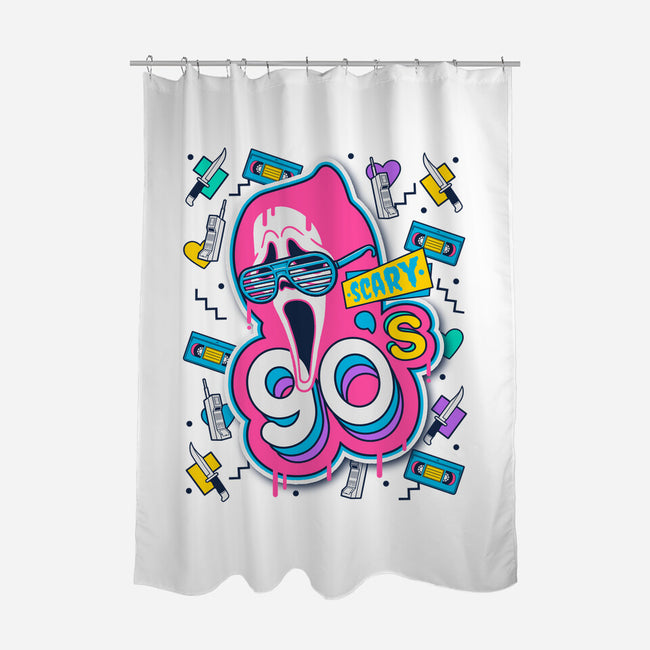 Scary 90s-None-Polyester-Shower Curtain-Getsousa!