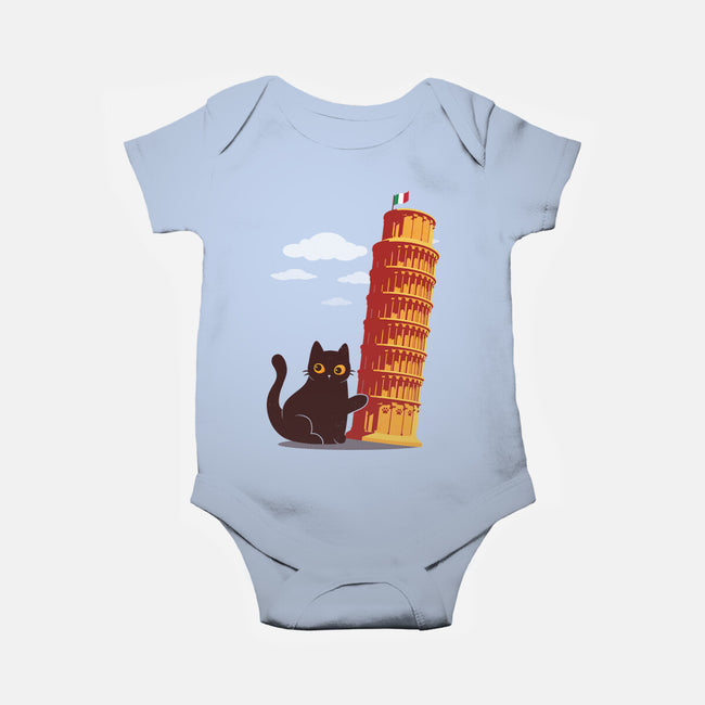 Purrfectly Tilted-Baby-Basic-Onesie-erion_designs