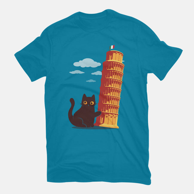 Purrfectly Tilted-Womens-Fitted-Tee-erion_designs