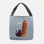Purrfectly Tilted-None-Adjustable Tote-Bag-erion_designs