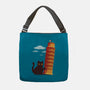 Purrfectly Tilted-None-Adjustable Tote-Bag-erion_designs