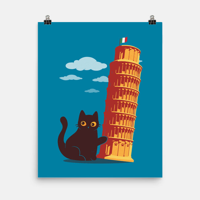 Purrfectly Tilted-None-Matte-Poster-erion_designs