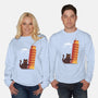 Purrfectly Tilted-Unisex-Crew Neck-Sweatshirt-erion_designs