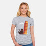 Purrfectly Tilted-Womens-Fitted-Tee-erion_designs