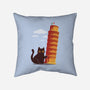 Purrfectly Tilted-None-Removable Cover w Insert-Throw Pillow-erion_designs