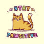 Stay Pawsitive-None-Mug-Drinkware-kg07