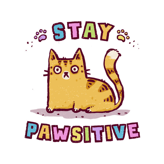 Stay Pawsitive-Unisex-Crew Neck-Sweatshirt-kg07