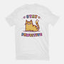 Stay Pawsitive-Womens-Fitted-Tee-kg07