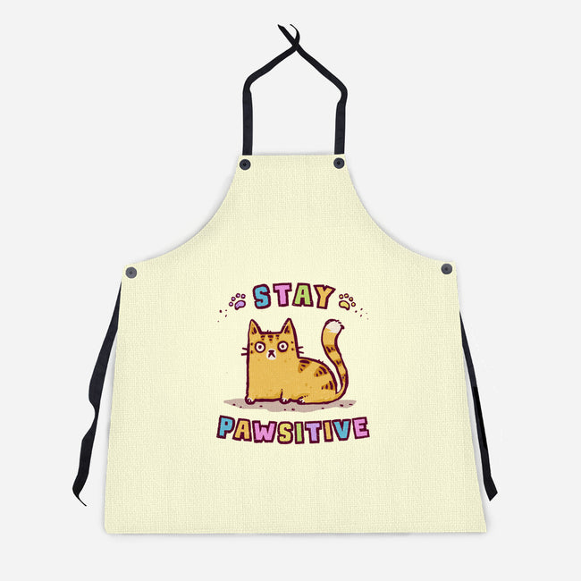 Stay Pawsitive-Unisex-Kitchen-Apron-kg07