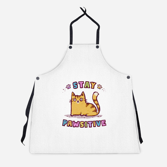 Stay Pawsitive-Unisex-Kitchen-Apron-kg07