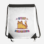 Stay Pawsitive-None-Drawstring-Bag-kg07