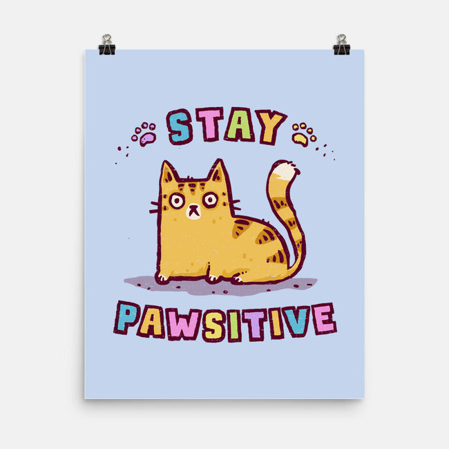 Stay Pawsitive-None-Matte-Poster-kg07