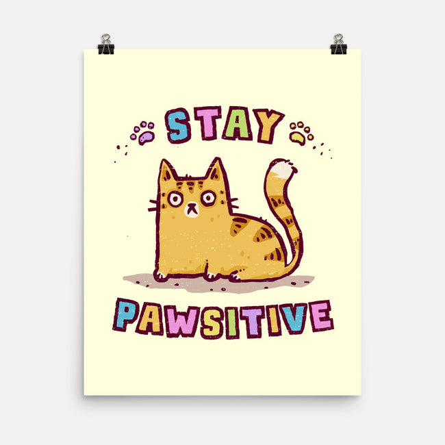 Stay Pawsitive-None-Matte-Poster-kg07