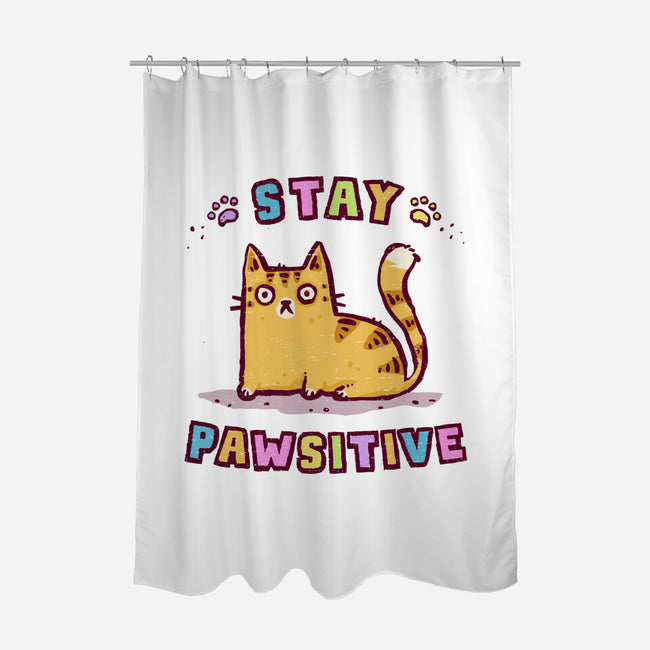 Stay Pawsitive-None-Polyester-Shower Curtain-kg07