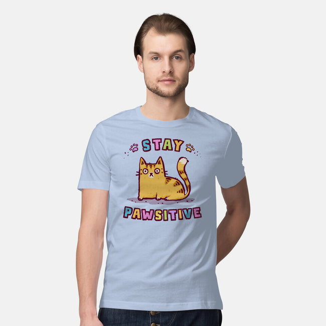 Stay Pawsitive-Mens-Premium-Tee-kg07