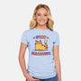 Stay Pawsitive-Womens-Fitted-Tee-kg07