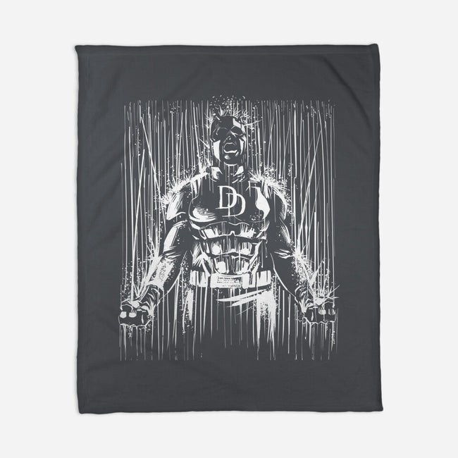 The Devil In The Rain-None-Fleece-Blanket-zascanauta