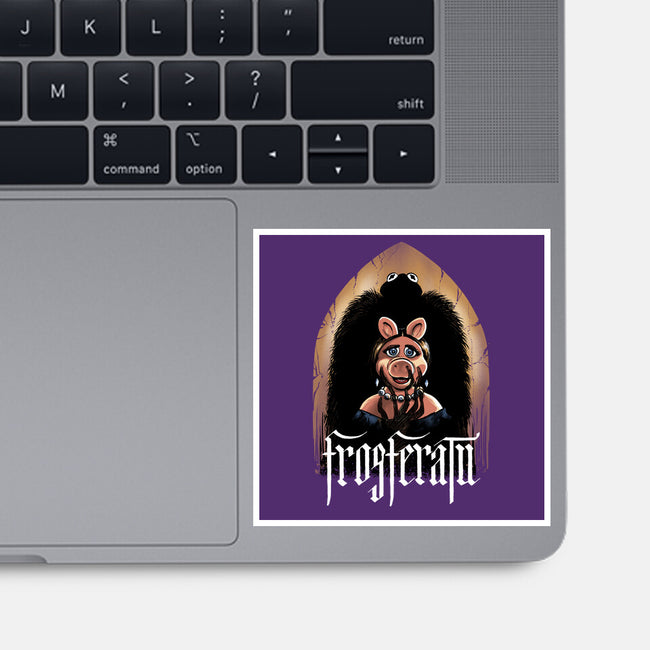 Frogferatu-None-Glossy-Sticker-zascanauta