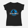 Demon World-Womens-V-Neck-Tee-Boggs Nicolas