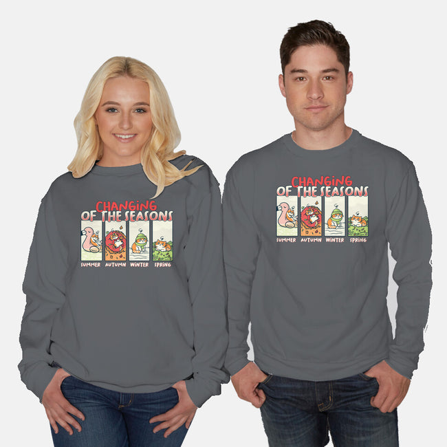 Seasons-Unisex-Crew Neck-Sweatshirt-Freecheese