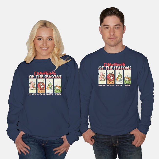 Seasons-Unisex-Crew Neck-Sweatshirt-Freecheese