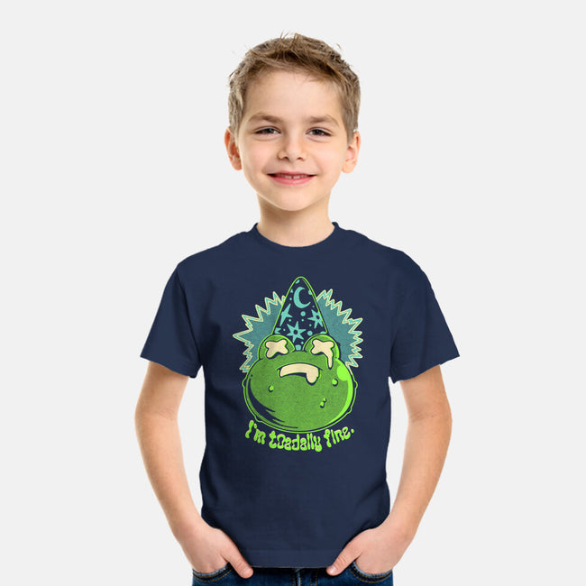 I'm Toadally Fine-Youth-Basic-Tee-ilustrata