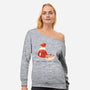 Soy Happy For You-Womens-Off Shoulder-Sweatshirt-FunkVampire