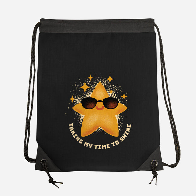 Taking My Time To Shine-None-Drawstring-Bag-FunkVampire