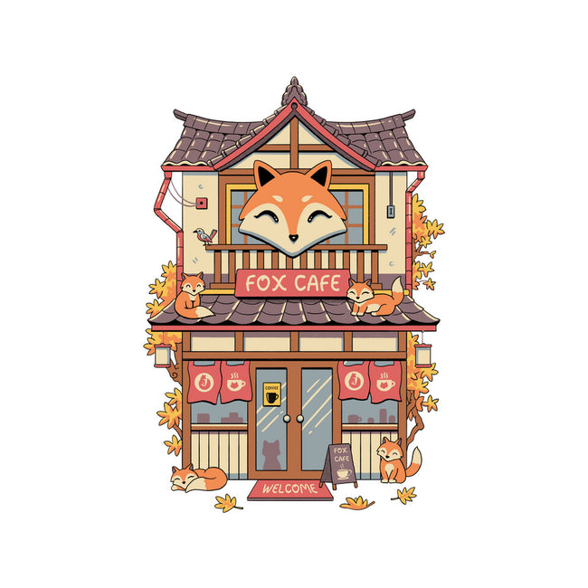 Fox Cafe-None-Glossy-Sticker-vp021