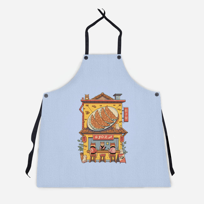 Gyoza Neko House-Unisex-Kitchen-Apron-vp021