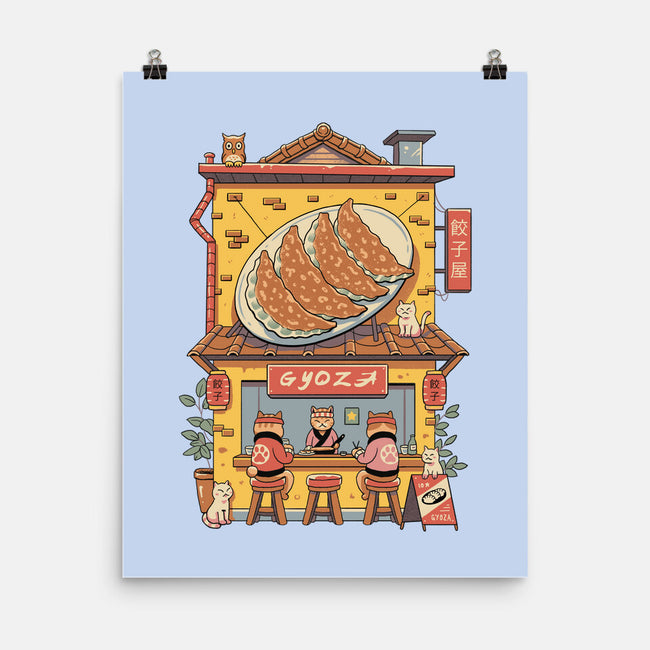 Gyoza Neko House-None-Matte-Poster-vp021