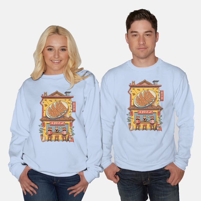 Gyoza Neko House-Unisex-Crew Neck-Sweatshirt-vp021