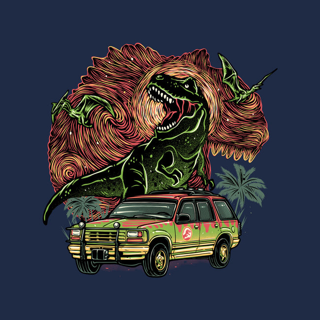 Dino Expedition-Unisex-Basic-Tee-glitchygorilla