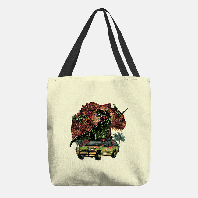 Dino Expedition-None-Basic Tote-Bag-glitchygorilla