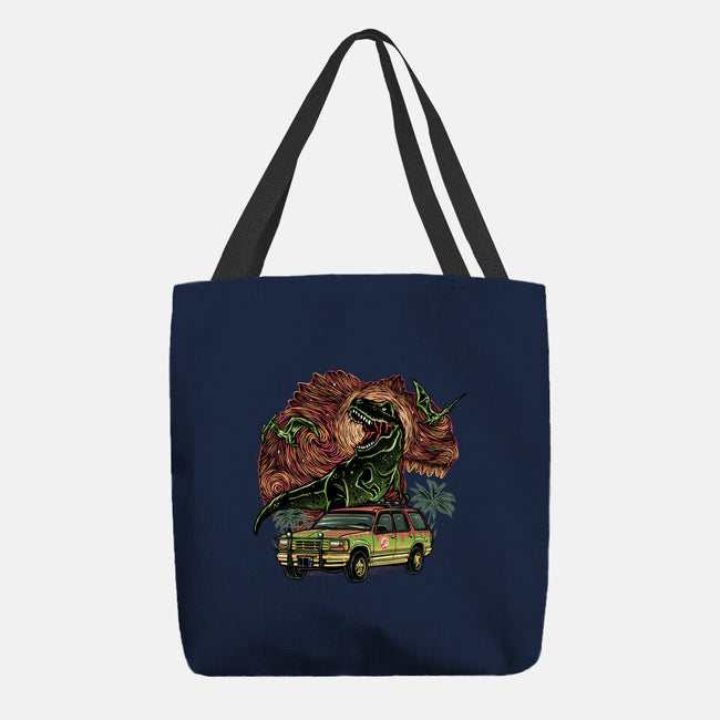 Dino Expedition-None-Basic Tote-Bag-glitchygorilla