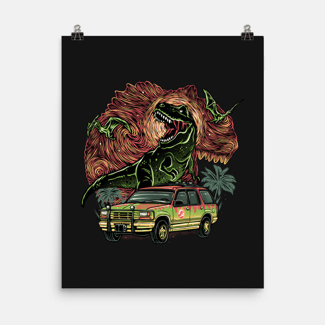 Dino Expedition-None-Matte-Poster-glitchygorilla