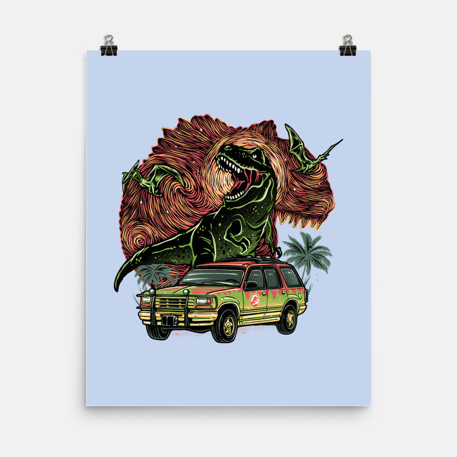 Dino Expedition-None-Matte-Poster-glitchygorilla