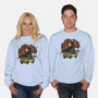 Dino Expedition-Unisex-Crew Neck-Sweatshirt-glitchygorilla