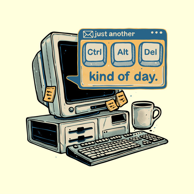 Just Another Day-None-Adjustable Tote-Bag-glitchygorilla