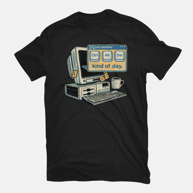 Just Another Day-Mens-Basic-Tee-glitchygorilla