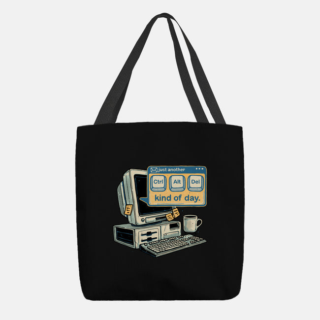 Just Another Day-None-Basic Tote-Bag-glitchygorilla