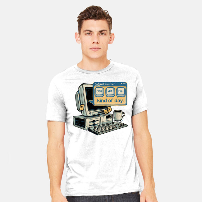 Just Another Day-Mens-Heavyweight-Tee-glitchygorilla