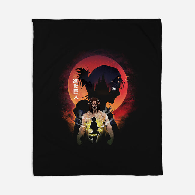 Eren Landscape-None-Fleece-Blanket-dandingeroz