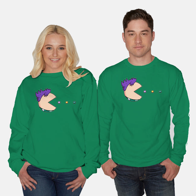 Pill-Man-Unisex-Crew Neck-Sweatshirt-Raffiti