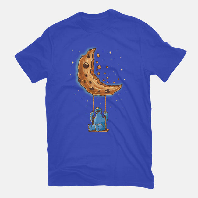 Cookie Moonster-Unisex-Basic-Tee-retrodivision