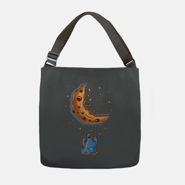 Cookie Moonster-None-Adjustable Tote-Bag-retrodivision