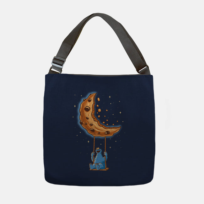 Cookie Moonster-None-Adjustable Tote-Bag-retrodivision