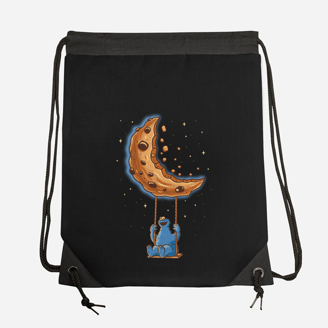Cookie Moonster-None-Drawstring-Bag-retrodivision