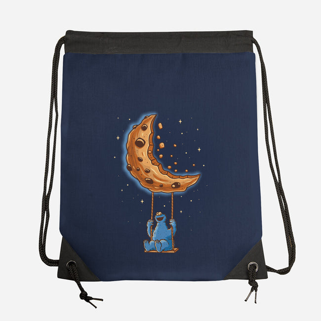 Cookie Moonster-None-Drawstring-Bag-retrodivision